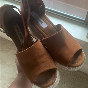 Steve Madden wedges (ankle secure)